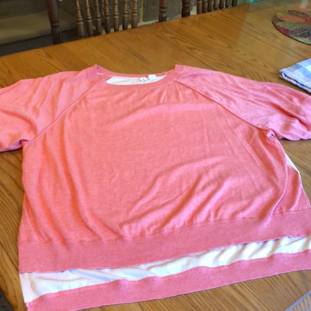 Anthropologie Moth short sleeve sweater top